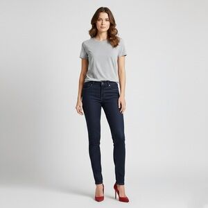 028 MARC BY MARC JACOBS Standard Supply Stick Mid-Rise Skinny Jeans, Blue Sz 27